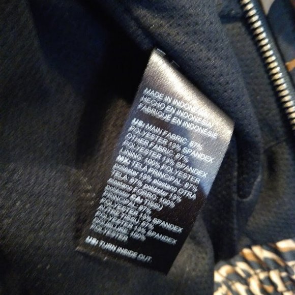 Chico's Animal Print Bomber Jacket size Medium - Picture 9 of 9